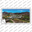Texas Open Mountain Road State Novelty Sticker Decal