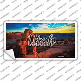 Utah Canyon Arch State Novelty Sticker Decal