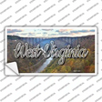 West Virginia River Bridge State Novelty Sticker Decal