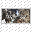 Wyoming Rocky Waterfall State Novelty Sticker Decal