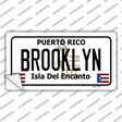 Brooklyn Puerto Rico Novelty Sticker Decal