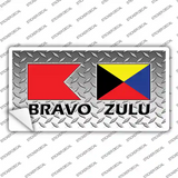 Bravo Zulu Novelty Sticker Decal