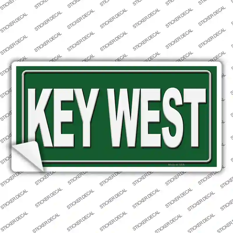 Key West Novelty Sticker Decal