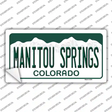 Manitou Springs Colorado Novelty Sticker Decal