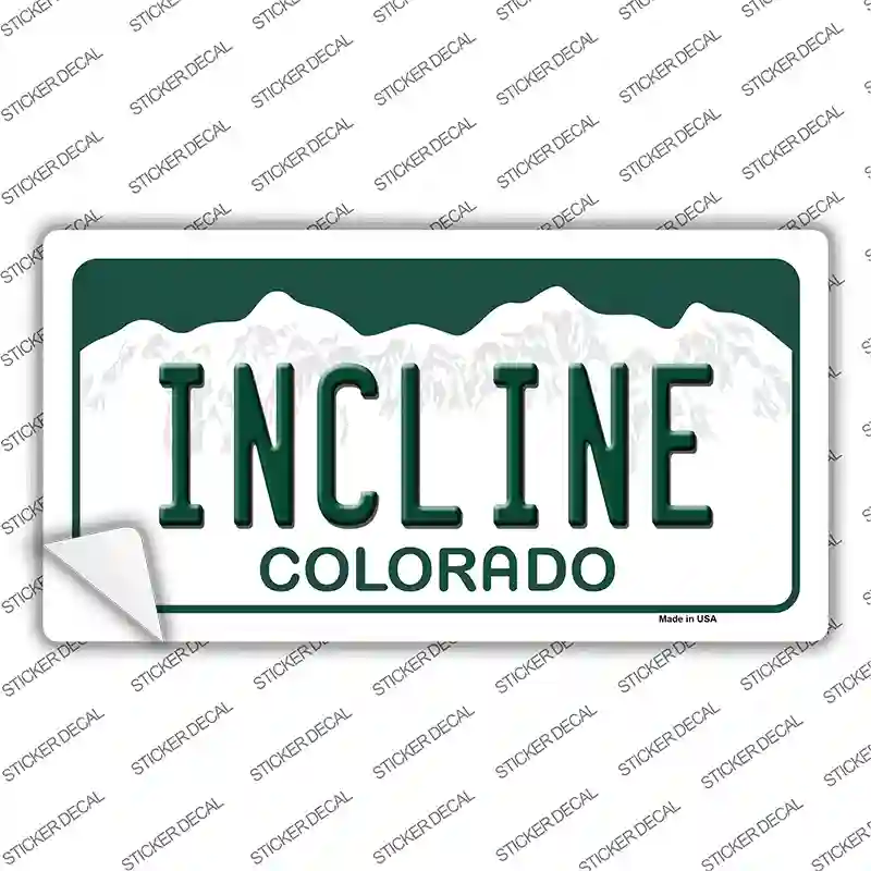 Incline Colorado Novelty Sticker Decal