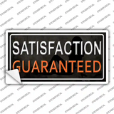 Satisfaction Guaranteed Novelty Sticker Decal