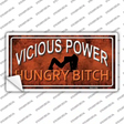 Vicious Power Novelty Sticker Decal