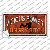 Vicious Power Novelty Sticker Decal
