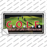 GOLF Novelty Sticker Decal