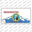 Washington Seal And State Novelty Sticker Decal