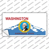 Washington Seal And State Novelty Sticker Decal