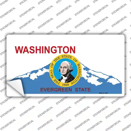 Washington Seal And State Novelty Sticker Decal