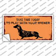 Play With Your Wiener Novelty Sticker Decal