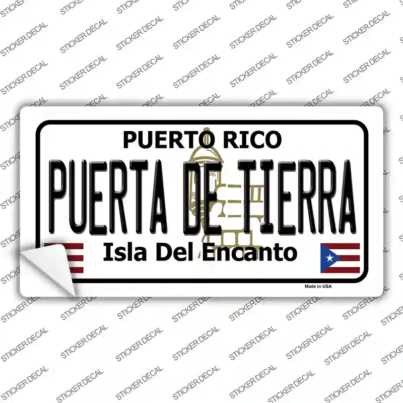 Puerta De Tierra Puerto Rico Novelty Sticker Decal