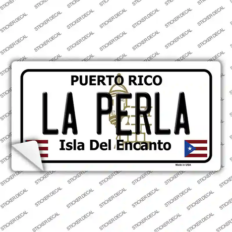 La Perla Puerto Rico Novelty Sticker Decal