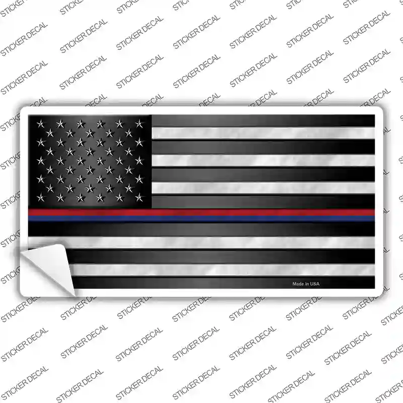 First Responder American Flag Novelty Sticker Decal