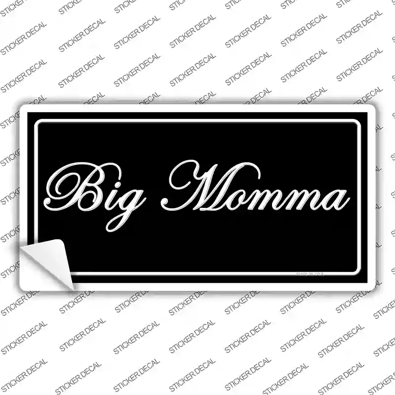 Big Momma Novelty Sticker Decal