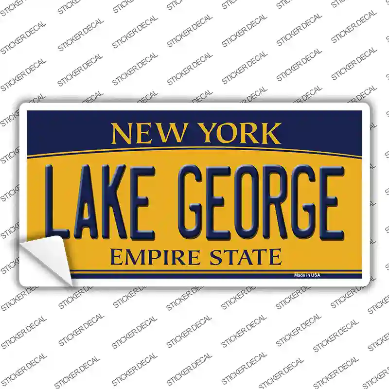 Lake George New York Novelty Sticker Decal