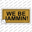 We Be Jammin Novelty Sticker Decal