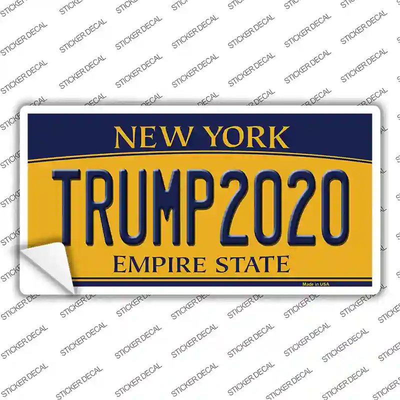 Trump 2020 New York Novelty Sticker Decal