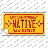 Native New Mexico Yellow State Novelty Sticker Decal