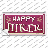 Happy Hiker Novelty Sticker Decal
