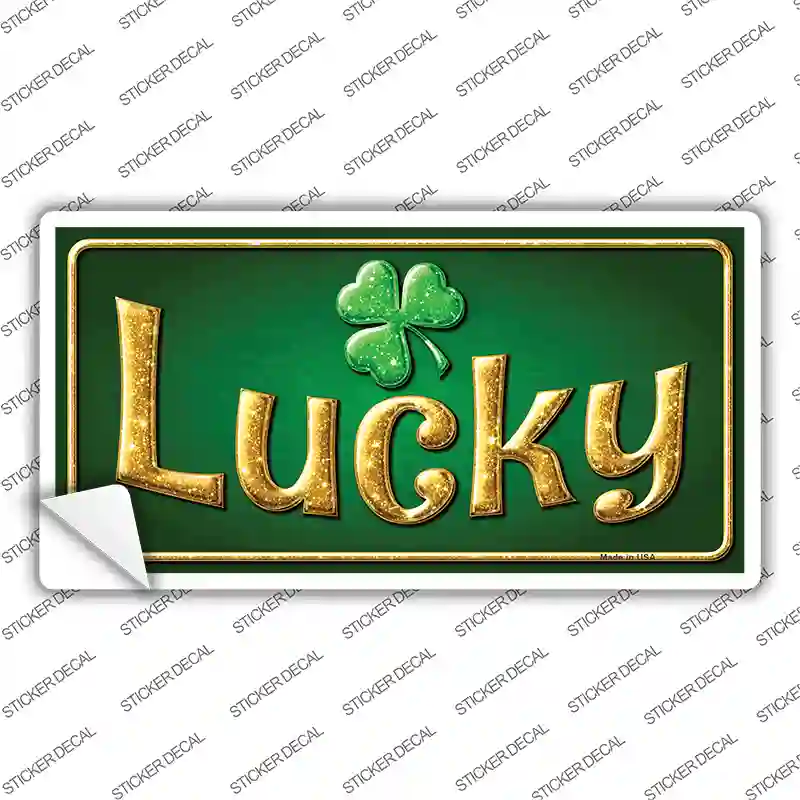 Lucky Irish Novelty Sticker Decal