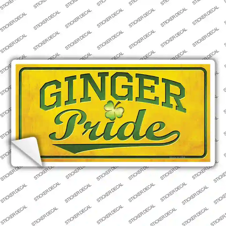 Ginger Pride Novelty Sticker Decal