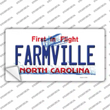 Farmville North Carolina State Novelty Sticker Decal