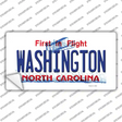 Washington North Carolina State Novelty Sticker Decal