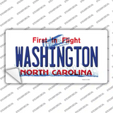 Washington North Carolina State Novelty Sticker Decal