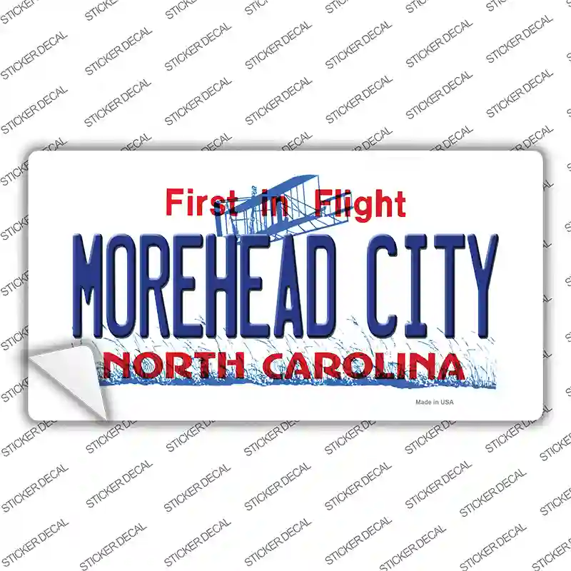 Morehead City North Carolina State Novelty Sticker Decal