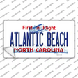 Atlantic Beach North Carolina State Novelty Sticker Decal