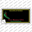 New Mexico Blank Black State Novelty Sticker Decal