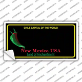 New Mexico Blank Black State Novelty Sticker Decal