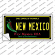 New Mexico Black State Novelty Sticker Decal
