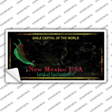 New Mexico Black Blank Rusty State Novelty Sticker Decal