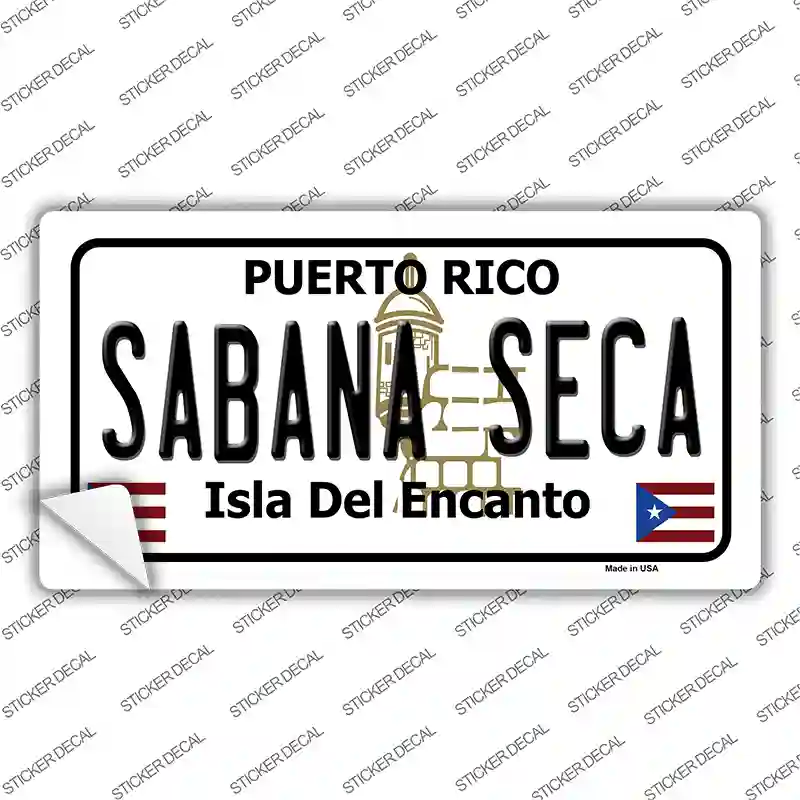 Sabana Seca Puerto Rico State Novelty Sticker Decal