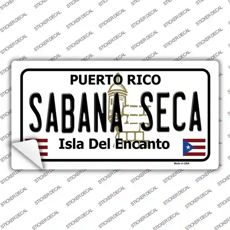 Sabana Seca Puerto Rico State Novelty Sticker Decal