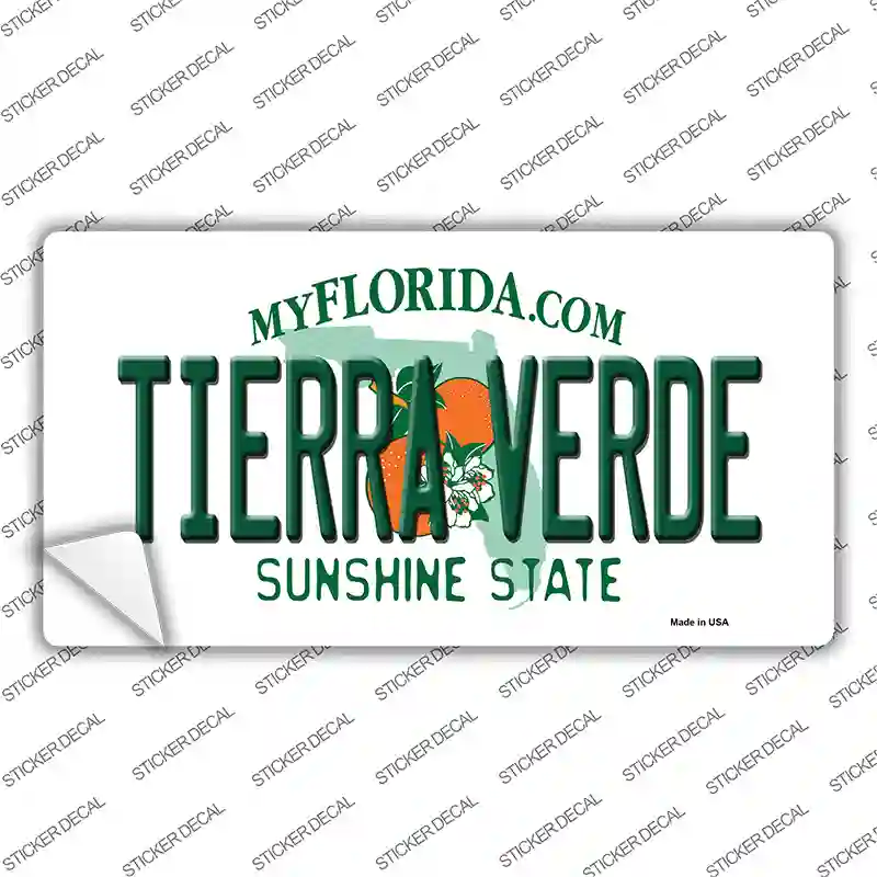 Tierra Verde Florida Novelty Sticker Decal