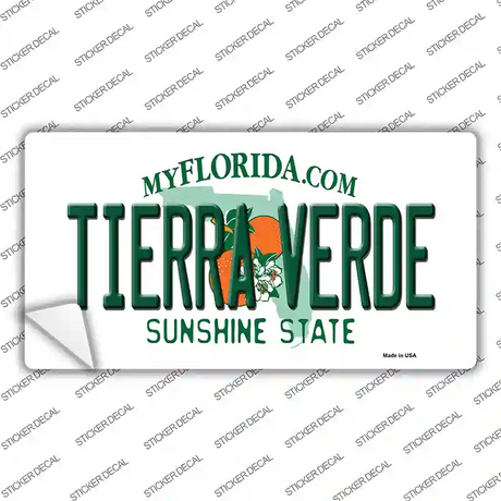 Tierra Verde Florida Novelty Sticker Decal