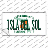 Isla Del Sol Florida Novelty Sticker Decal