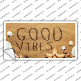 Good Vibes in the Sand Novelty Sticker Decal