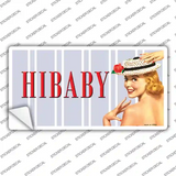 Hi Baby Vine Pinup Novelty Sticker Decal