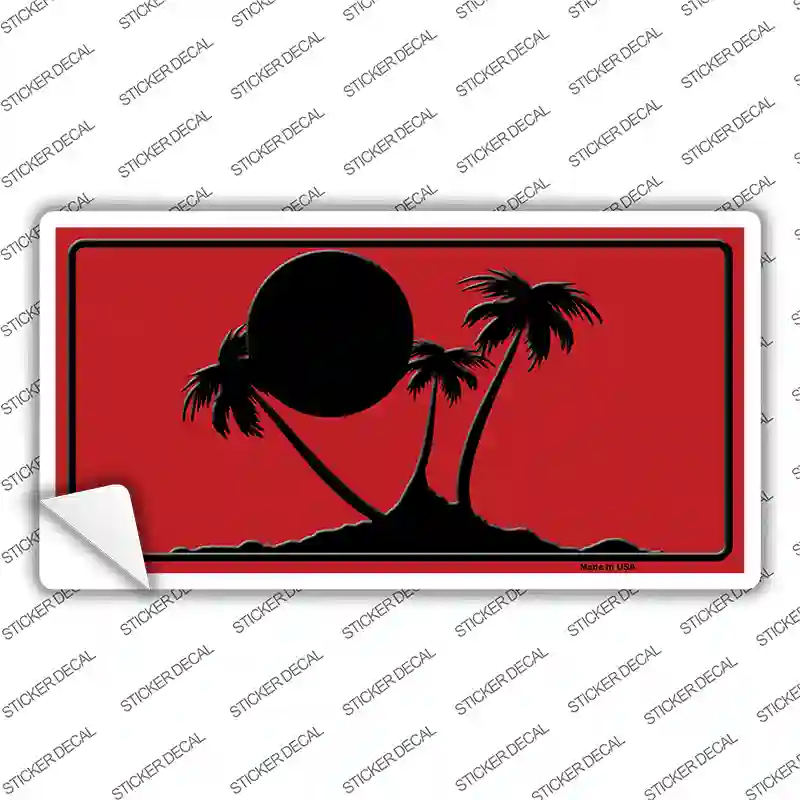 Island Palms Novelty Sticker Decal