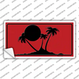 Island Palms Novelty Sticker Decal