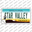 Star Valley Arizona Novelty Sticker Decal