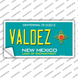 Valdez New Mexico Novelty Sticker Decal