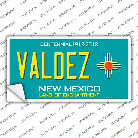 Valdez New Mexico Novelty Sticker Decal