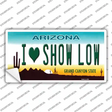 I Love Show Low Arizona Novelty Sticker Decal